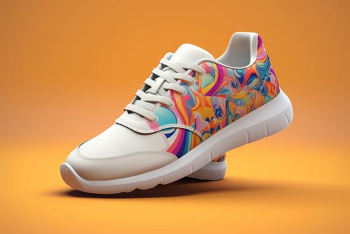 运动美学 设图网户外用品休闲跑步运动鞋摄影图的视觉艺术